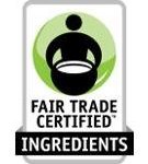 Fair trade certified ingredients